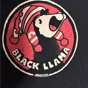 Black Llama Graphic T-Shirt